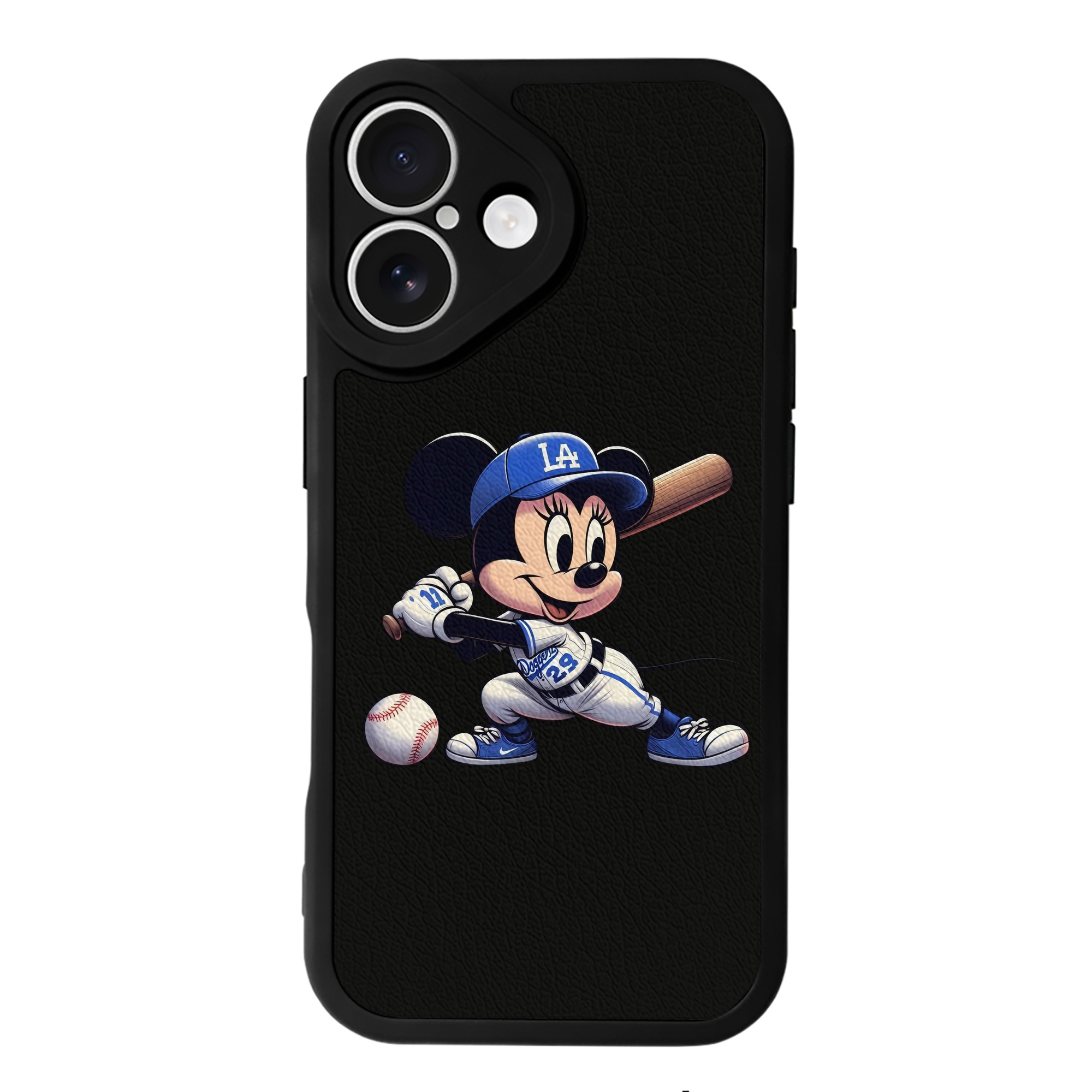  IPhone 16 Silicone Leather Case – UV Print, Lambskin Texture – Perfect Fit, Wireless Charging Compatible, Scratch Resistant, Precise Cutouts – Stylish Protection For IPhone 16